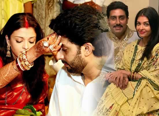 Abhishek Bachchan, Aishwarya Rai Bachchan & Sridevi grace Manish